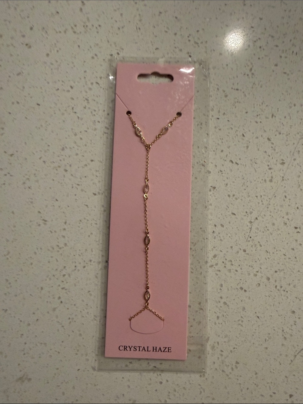 Crystal Haze Hand Chain Bracelet Ring NWT - Picture 2 of 3